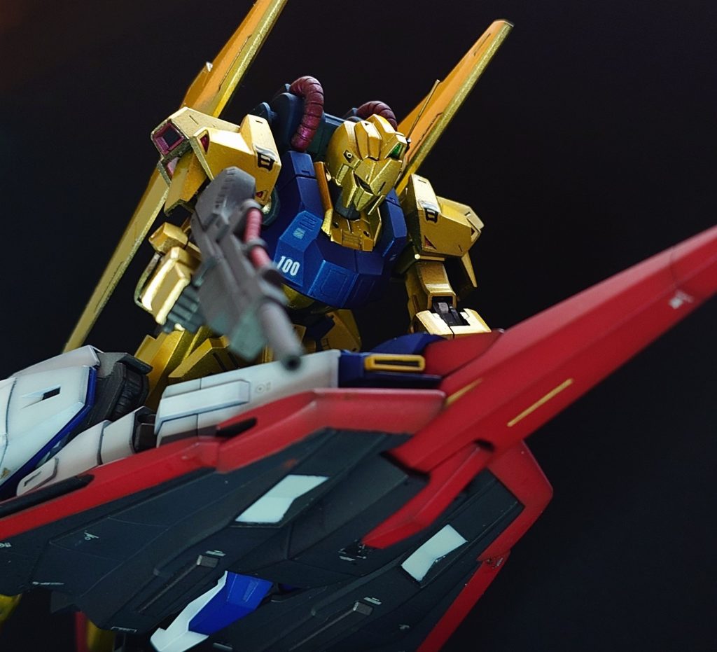 大気圏へレッツゴー!!の図。他のキットとも組み合わせて遊べます😀  