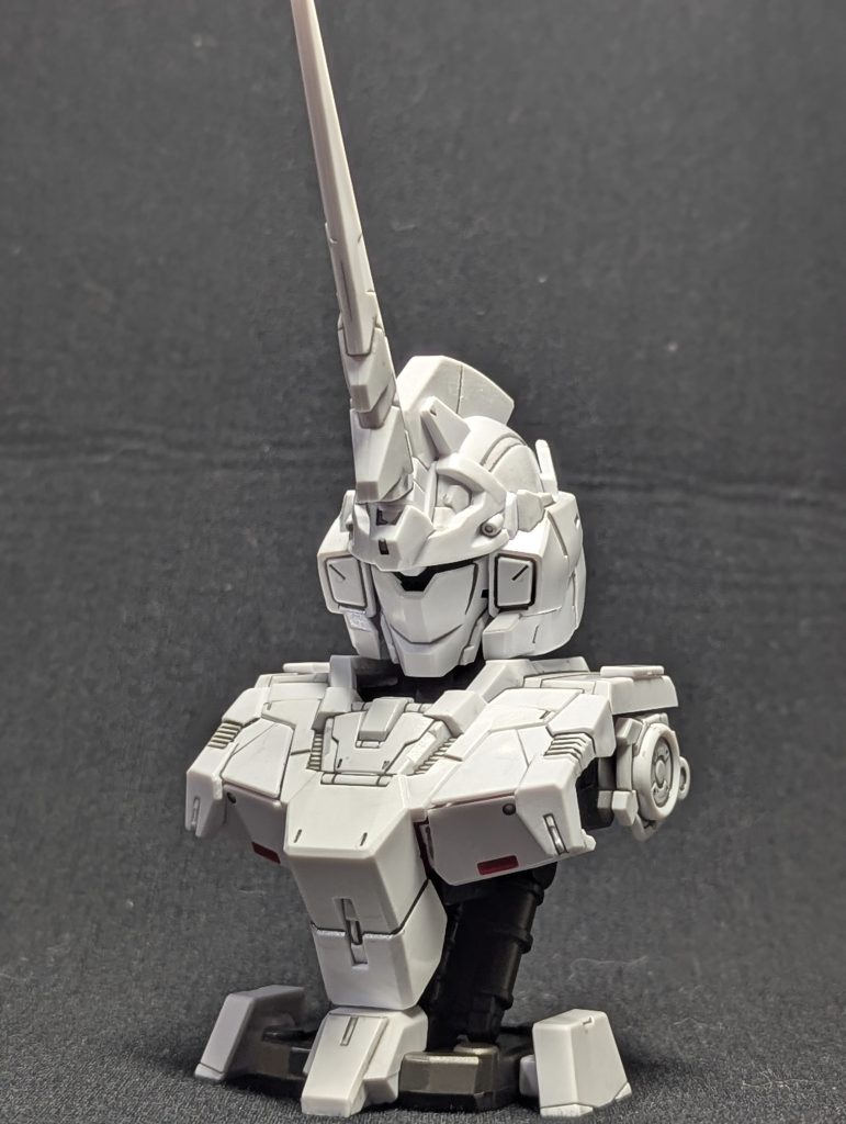 覚醒モードで発光させるには3種類をコンプしないと出来ないので、3種類コンプするとユニコーンモードも組めるので一度に二度おいしいメカニカルバストでした。