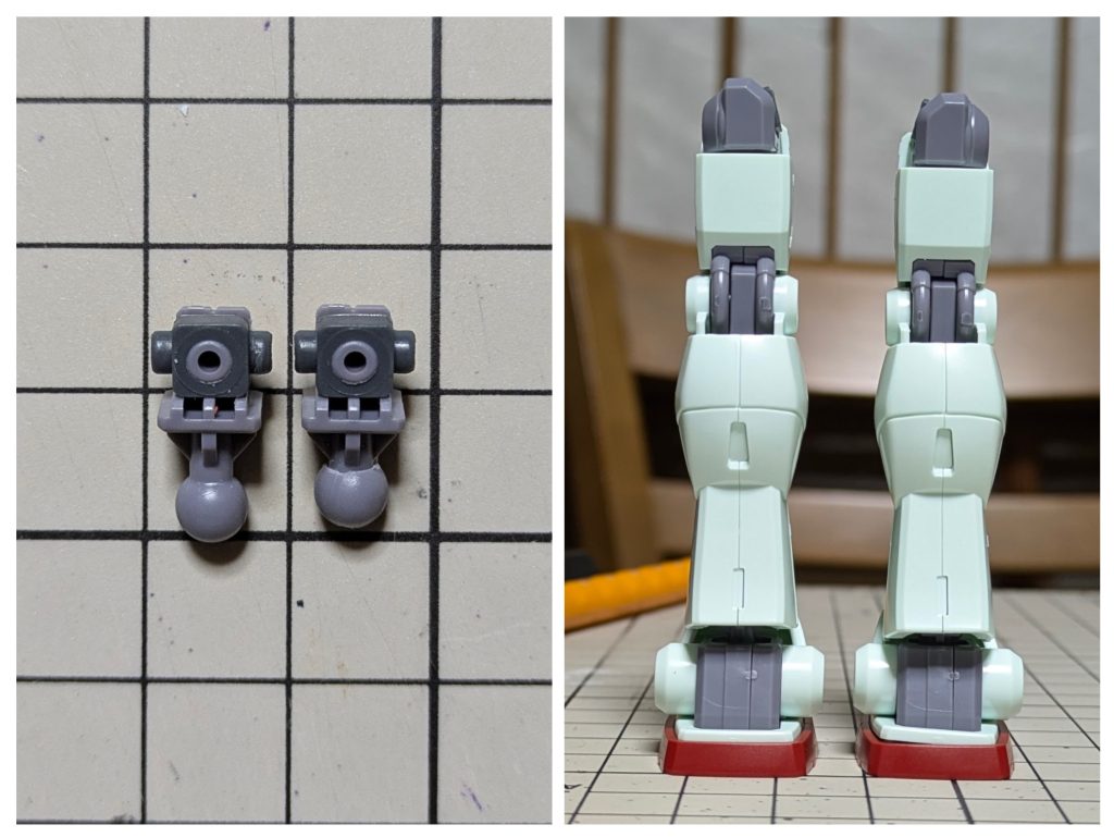 足の付根1mm短縮