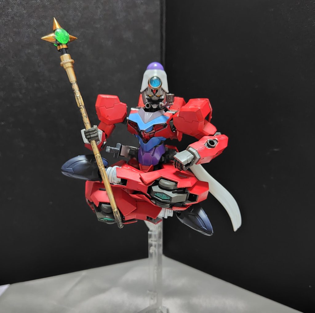 ガンヴォルヤナックシャアレッド等で塗ってます。