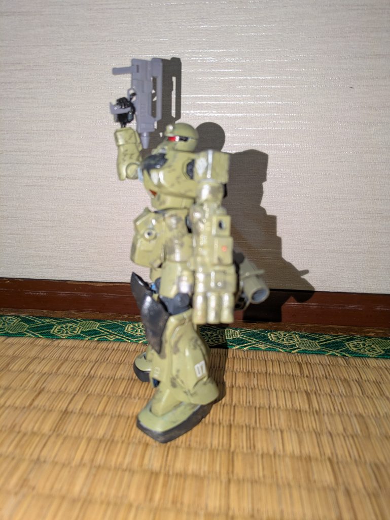 ジムIIのライフルぶち折りました