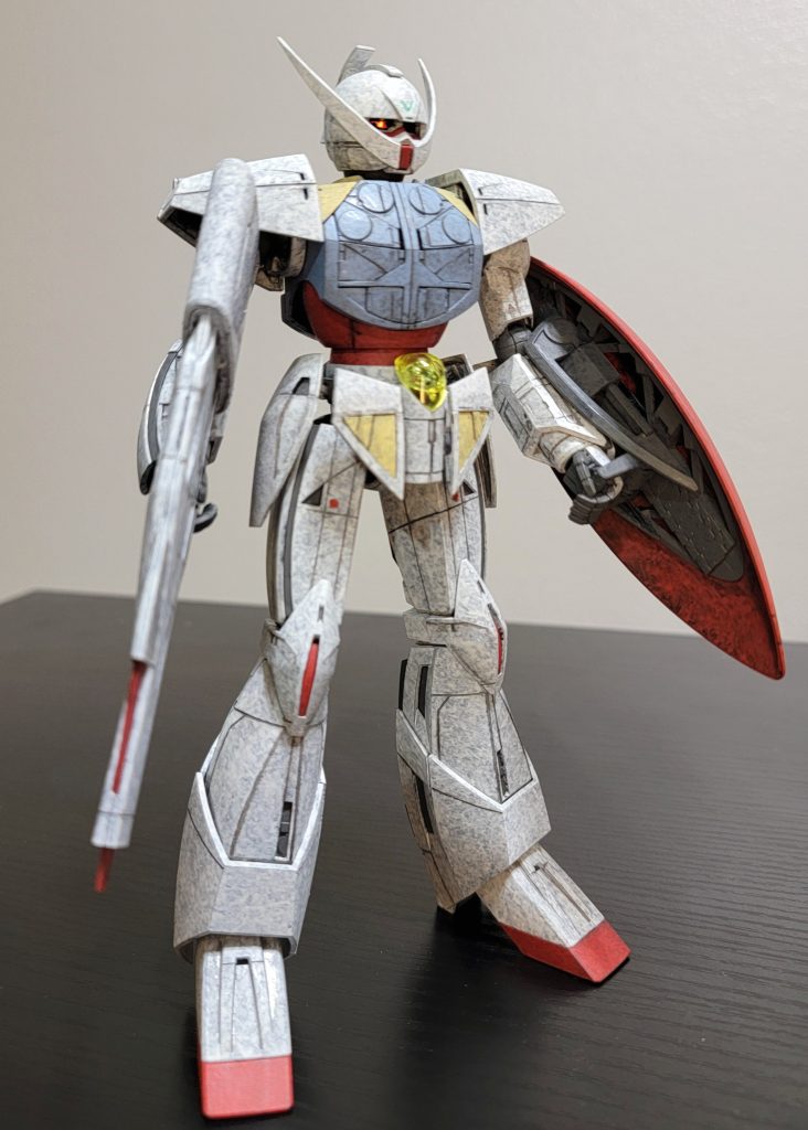 MG 1/100 ターンエーガンダム 筆塗り–3枚目/制作者：Dinny_Chin