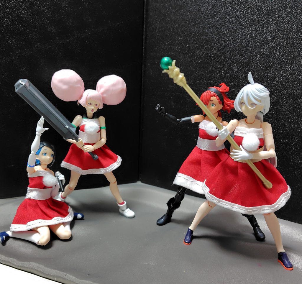 ミオリネ「スレッタ、加勢するわよ!良いわね、チュチュ?」スレッタ「ミオリネさんと一緒なら私は無敵ですよ!」チュチュ「いーぜ、何人でも纏めてかかってこいや!決闘開始の合図をしろ、ニカ姉ぇ!!」ニカ「デュエル開始ぃ!!」