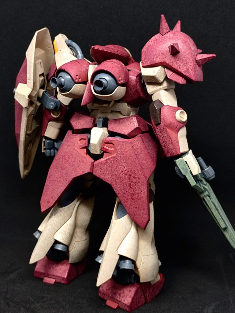 背中も鋳造塗装でよりマッシブ感でたであります。