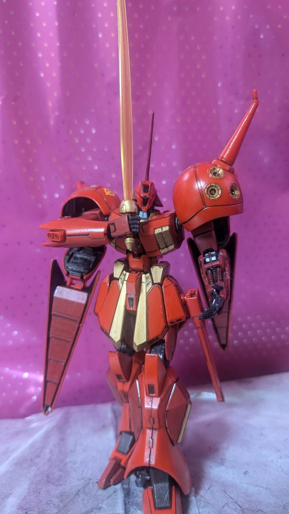 やはり専用大型ビームサーベルが似合い過ぎます。
