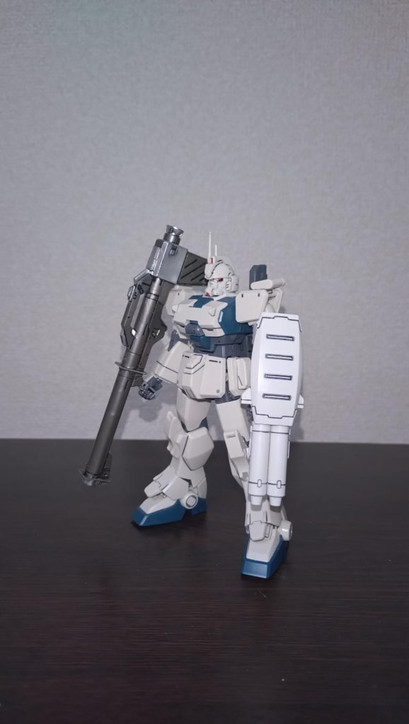 Hi-νガンダムのニュー・ハイパーバズーカとガンダムエース付録のビーム・ジャベリン+武装セットの二連砲を装備してみましたー