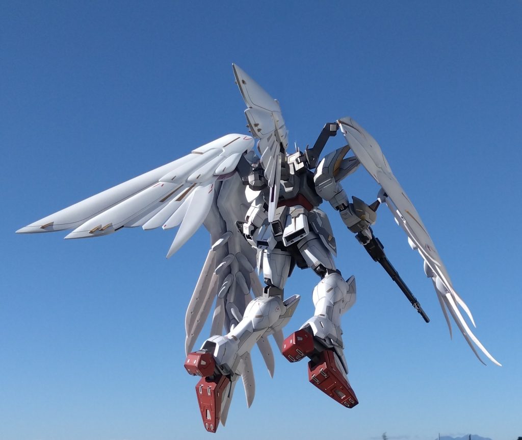 羽を広げるとさらにデカいです。。