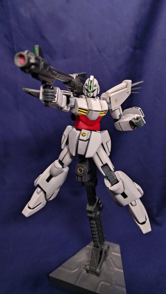 おまけで最大稼働モード肩はF91のままなので、放熱フィンが取り付けられます。