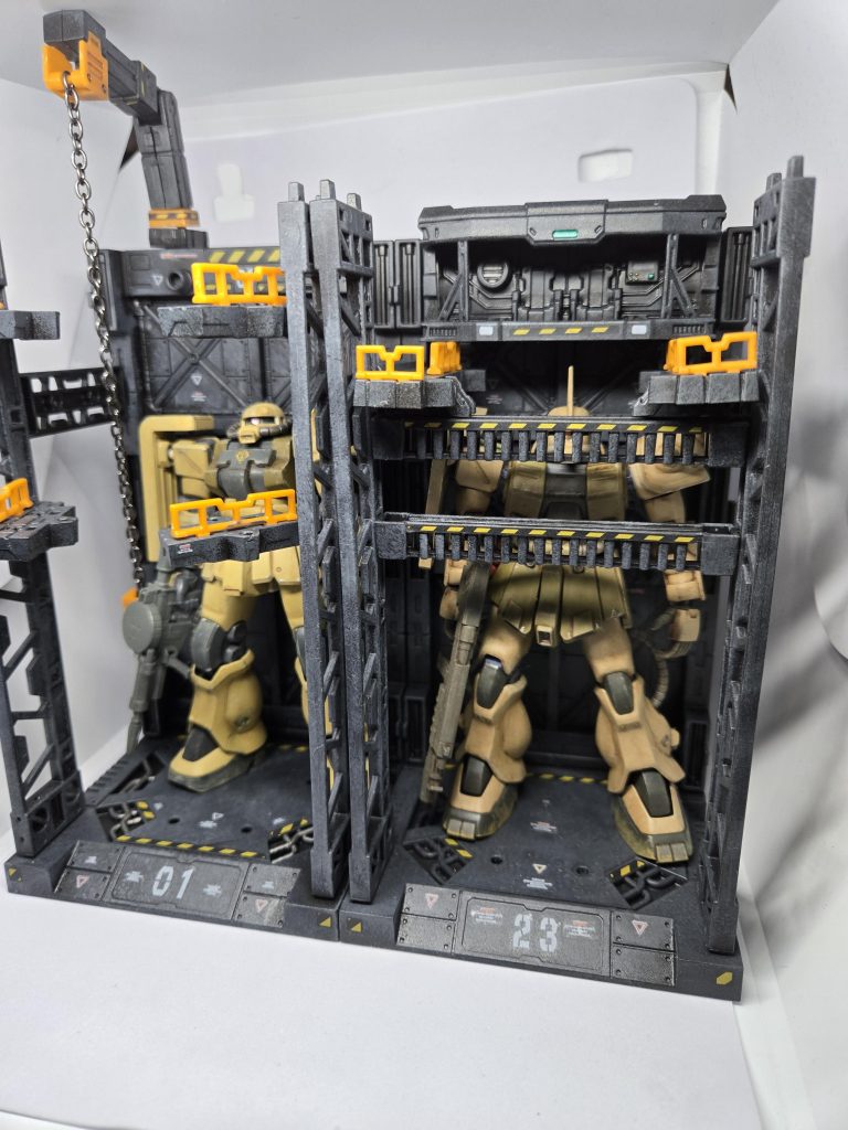 スポンジぽんぽん塗装後にマーキングシールを適当に貼りツヤ消しトップコート吹いてとりあえず完成現在オプションパーツは第２弾も発売されたらしいのでそちらもぜひ追加したいですねo(^o^)o