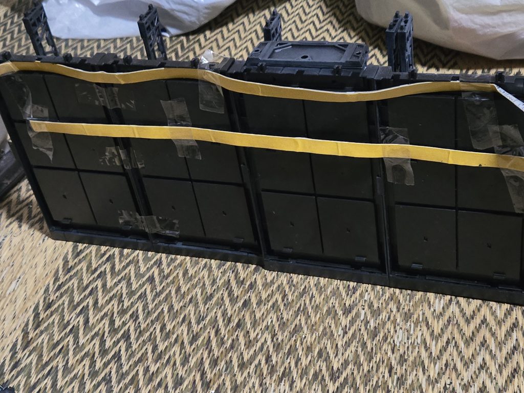 テープライトは仮止めにテープで貼り付けてるたけです💦