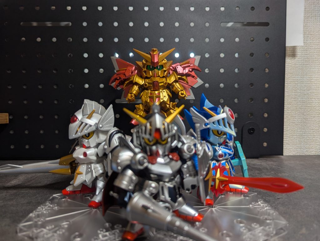 騎士ガンダムシリーズは大分充実してきましたね。