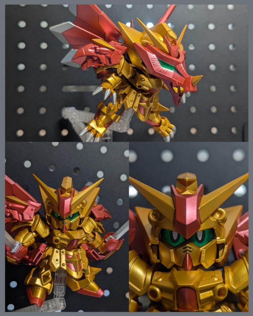 ドラゴンモードの顔部分はマグネットでの着脱式に改造あと腰の鞘もマグネットでマウントしてあります。