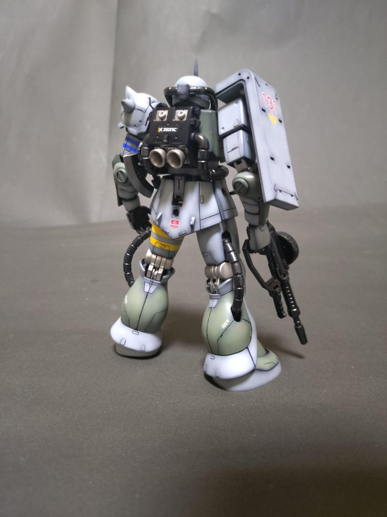 《MS-06S ミノル スズキ 大尉機》HGUCザクⅡ S型–3枚目/制作者：のぴお