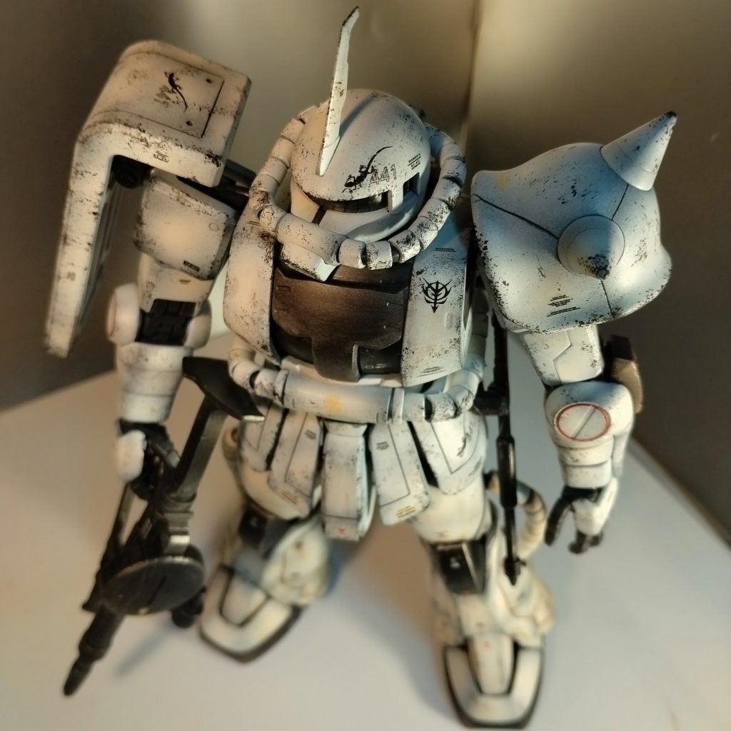 普段ダメージ系の表現は余り好まないのですが重力戦線でのホワイトオーガーを作るにあたって、ウェザリングはかわせない道でした!(笑)