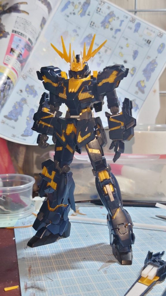 塗装前最終段階