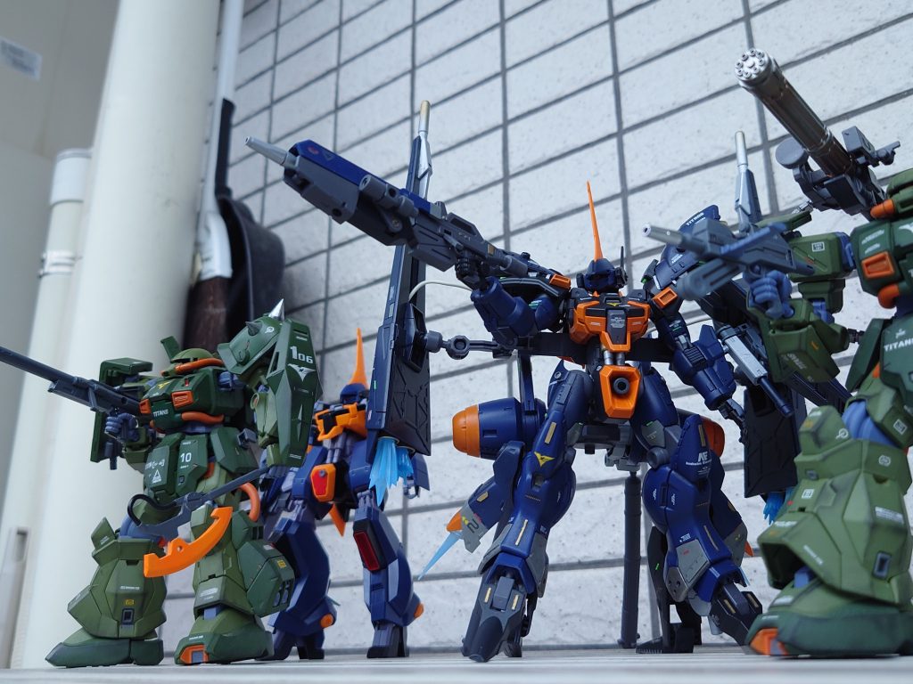 ハイザック部隊援護の様子