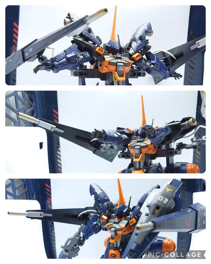 ビームガンジェネレーター直結型であり一撃でMSを破壊可能な威力を有する。