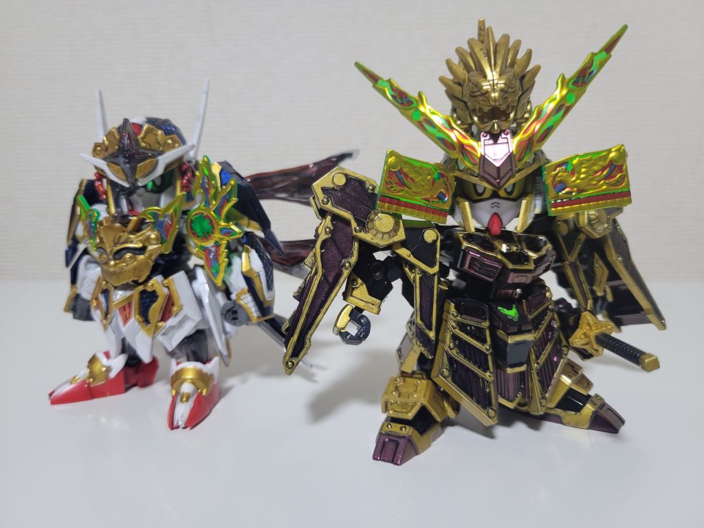 最後は２体でパシャリ。