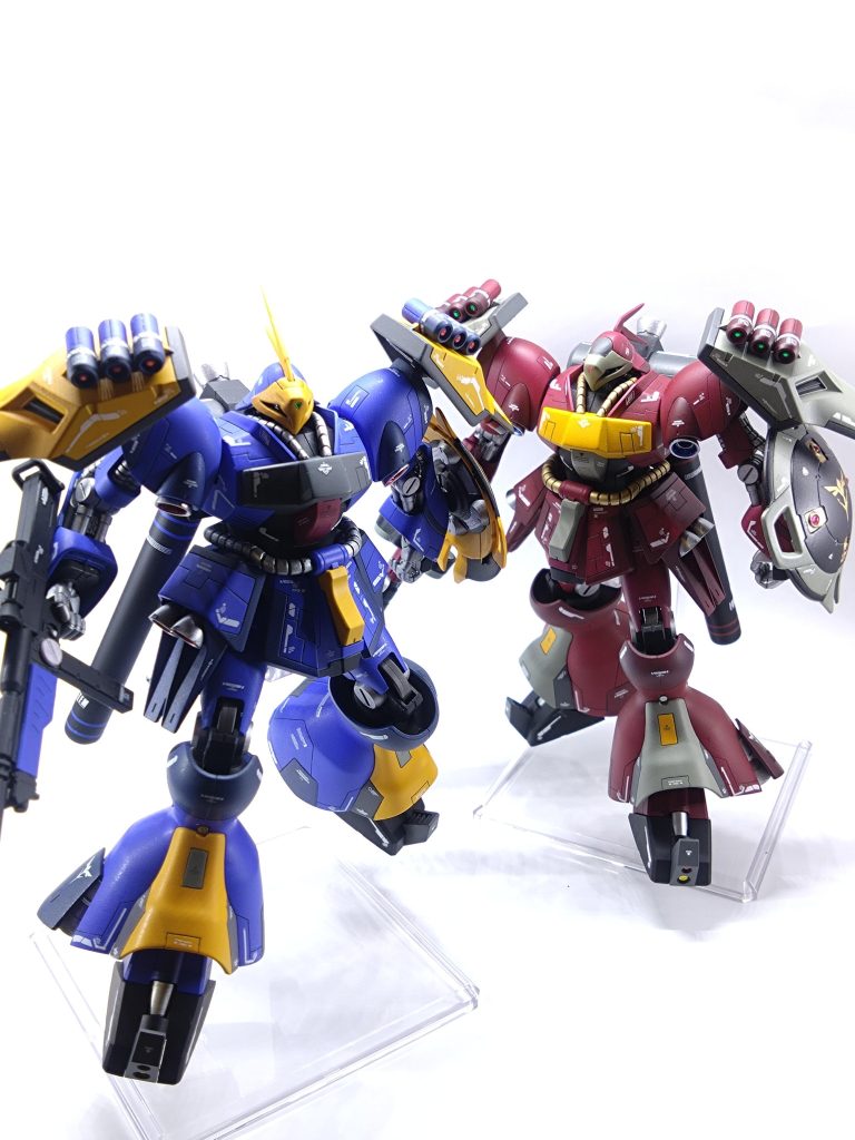 余談ですが、以前作成し同時にアップしたアストレイ（赤・青）は赤が閲覧数、イイネ共に圧勝でした。今回は同時発表しませんでしたがどっちが勝つかな…勿論自分用と謳う青に勝って欲しいのですが、ぶっちゃけ赤の方が出来が良かったです。失敗が多く完成が遅れるあたり、自分らしい。