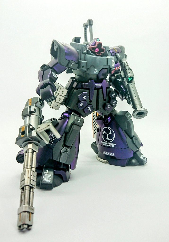 MS-09F-P.V.C『ドム・トローペン【パープル・ヴェノム隊仕様】』–5枚目/制作者：プロトタカサ