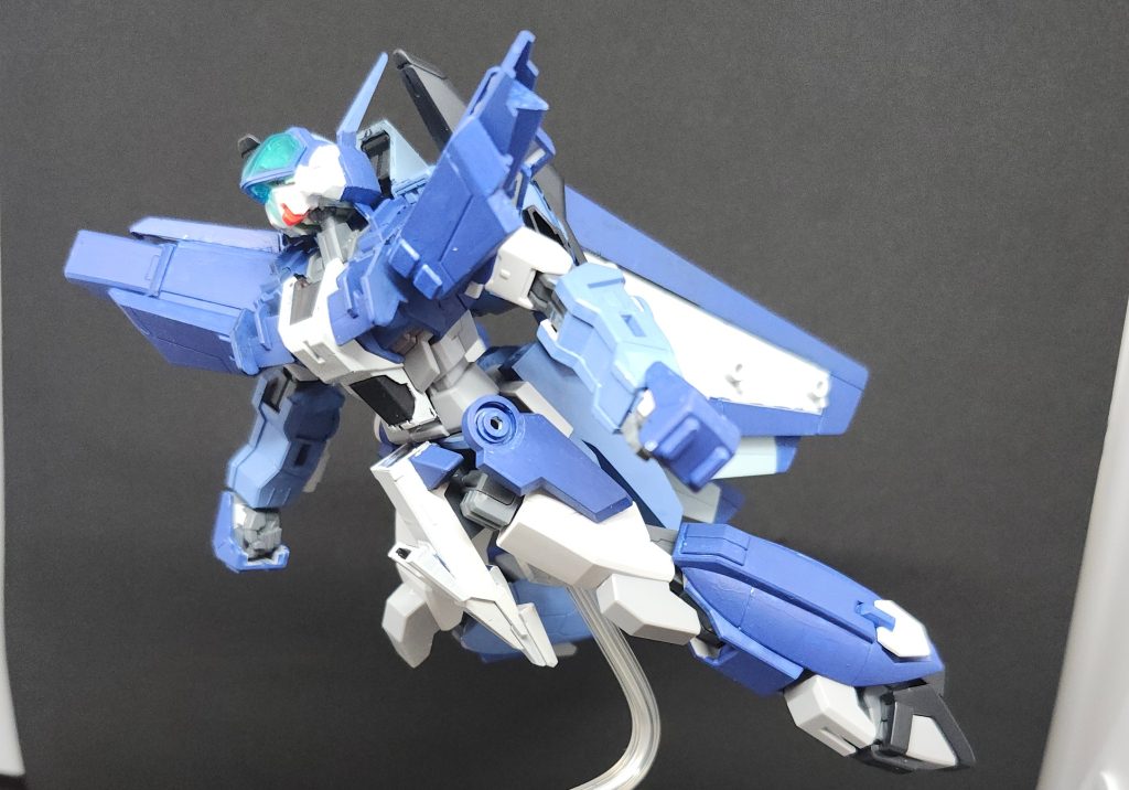 試作兵装「アマツミカボシ」スターゲイザーに搭載されたVLを戦闘用に特化する目的で作られた試作兵装。瞬間的に機動力を増加させる他、スターゲイザー由来の荷電粒子のリングを全身にまとい攻撃に転用出来ますがエネルギー効率は元より悪化してます。