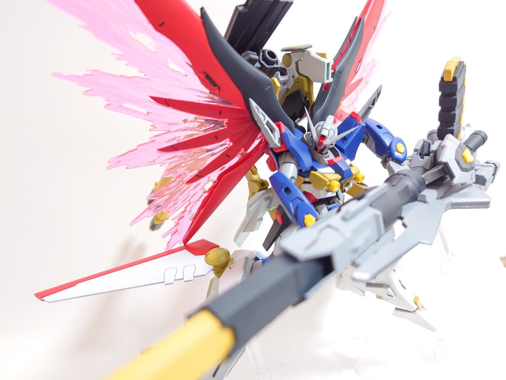 HG 1/144 デスティニーガンダムSpecII&ゼウスシルエット–3枚目/制作者：@tadopi_