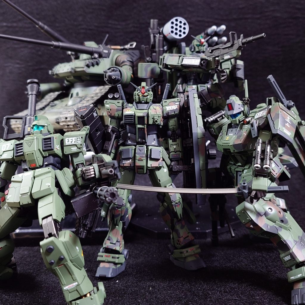 陸戦　ガンダム小隊–2枚目/制作者：wat798