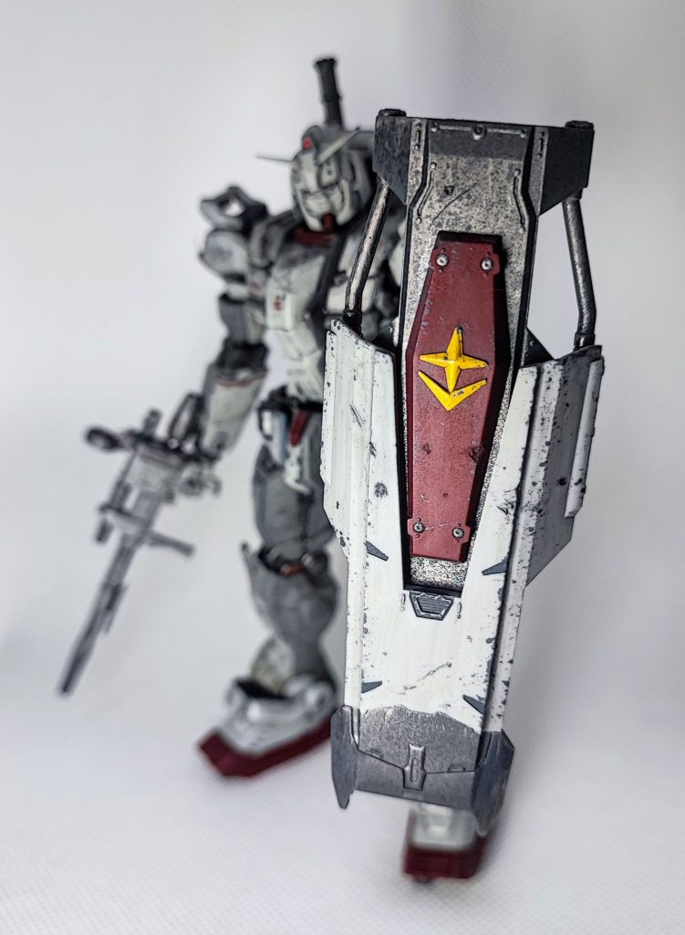 シールドめちゃくちゃ汚しがいが出たと思います(笑)