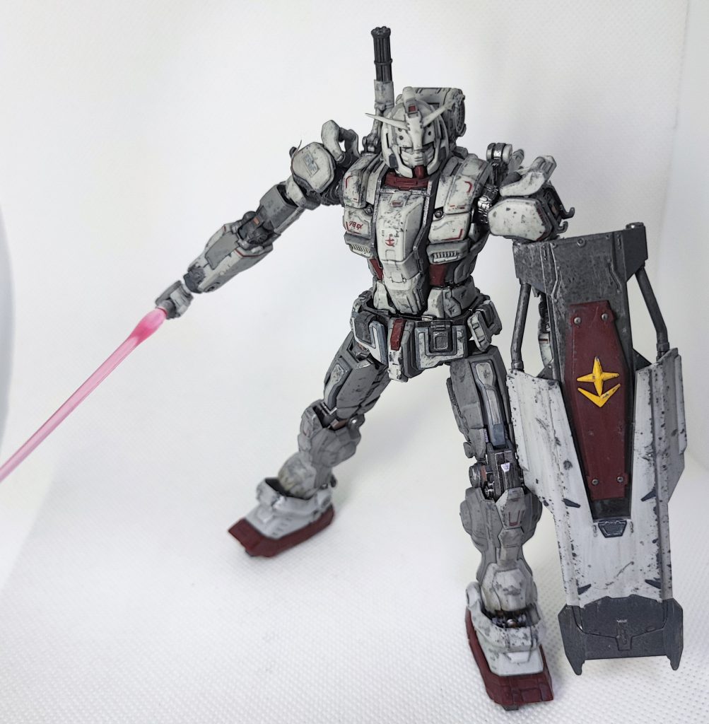 サーベル自体は長めでした。