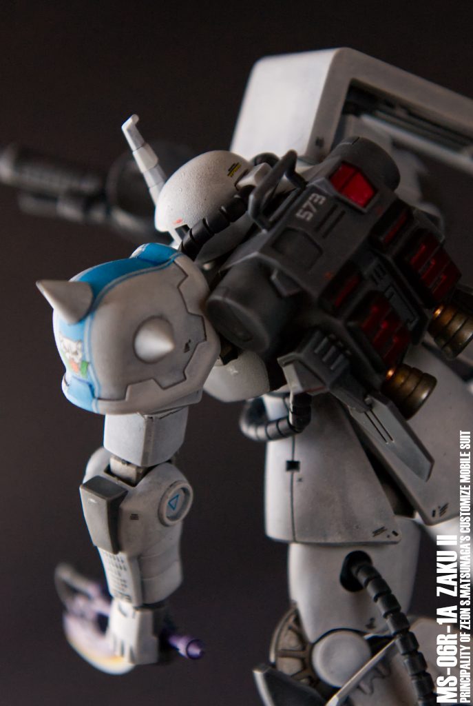 今年最後の仕事 （MS-06R-1A S.MATSUNAGA'S CUSTOMIZE) 全筆塗。–3枚目/制作者：Kamman