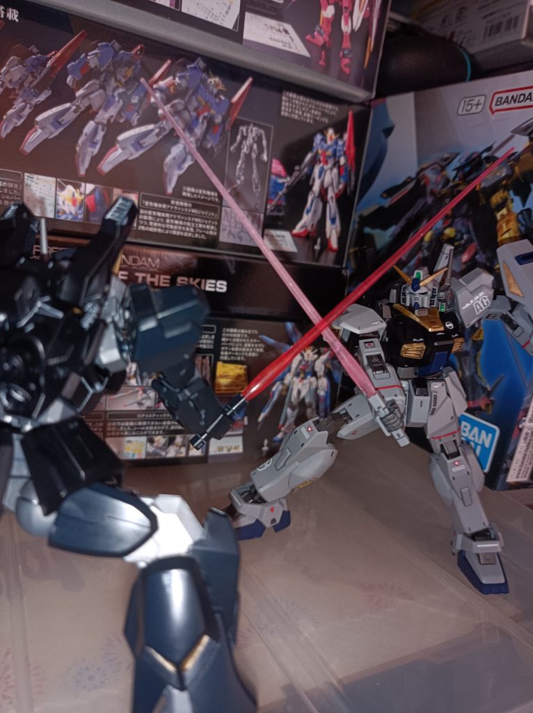 黒MarkIIとの鍔迫り合い！黒もデカール貼らないとだな