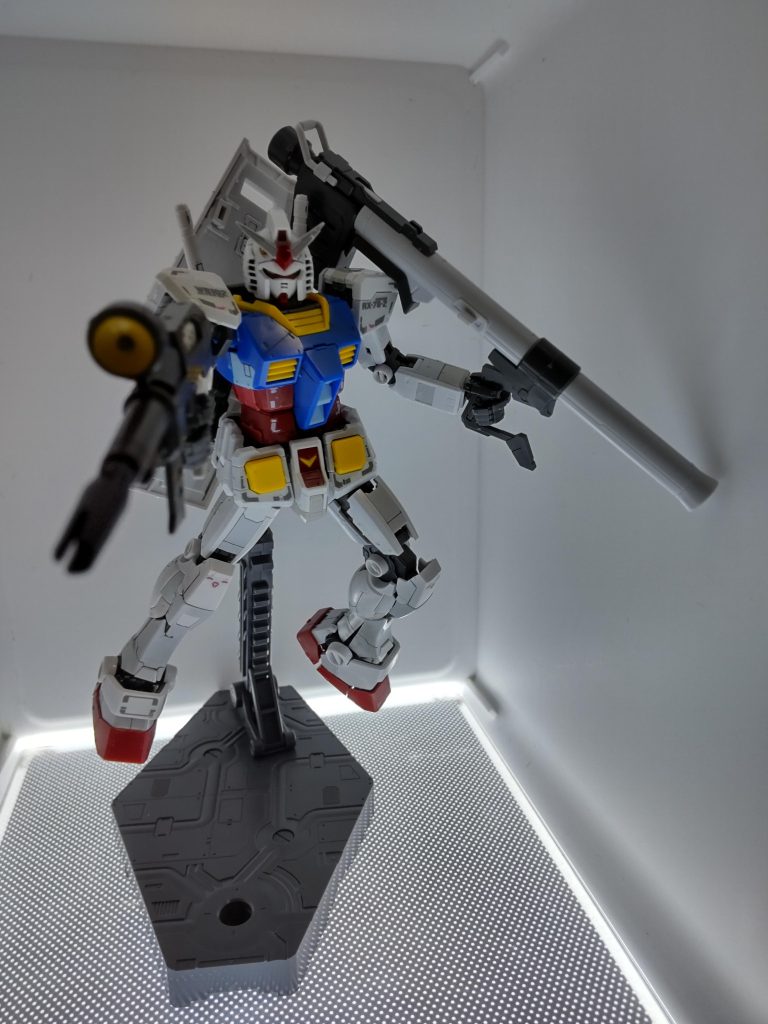 ビームライフルとバズーカーでパシャリ📸