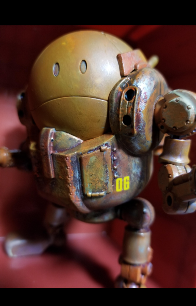 完全独学でやってた時です！ポストアポカリプス＆スチームパンクがこのときから好きでこんな塗りをしてました！