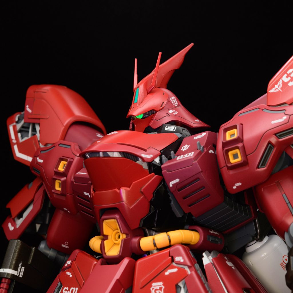 シャアが好きなんで気合い入れて作ったMGサザビー。