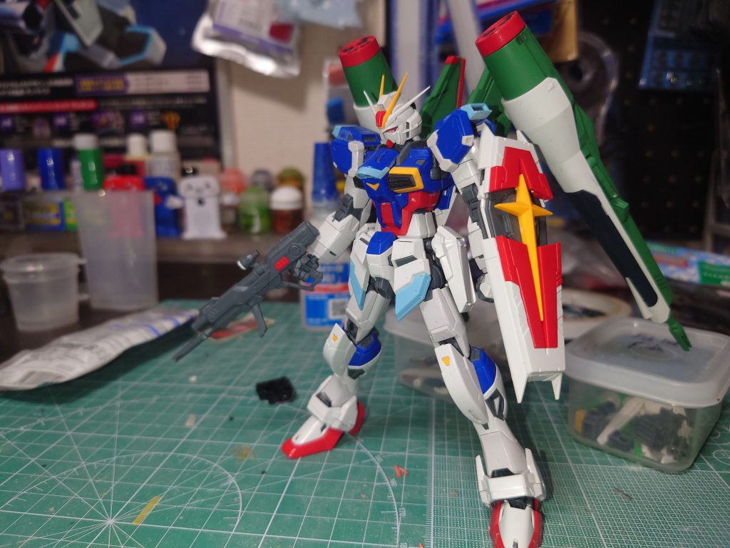 ここまで来たらほぼ完成したも同然、後は調色して塗装