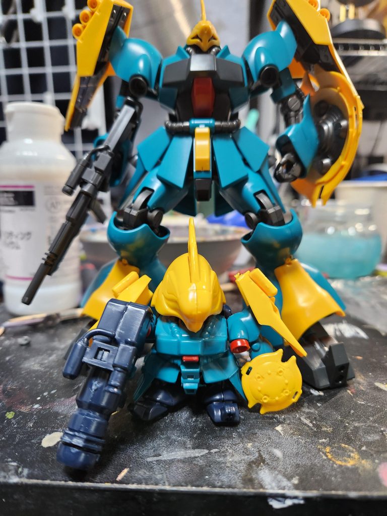 HGヤクト・ドーガが初めて作ったけどパチ組でカッコよすぎる