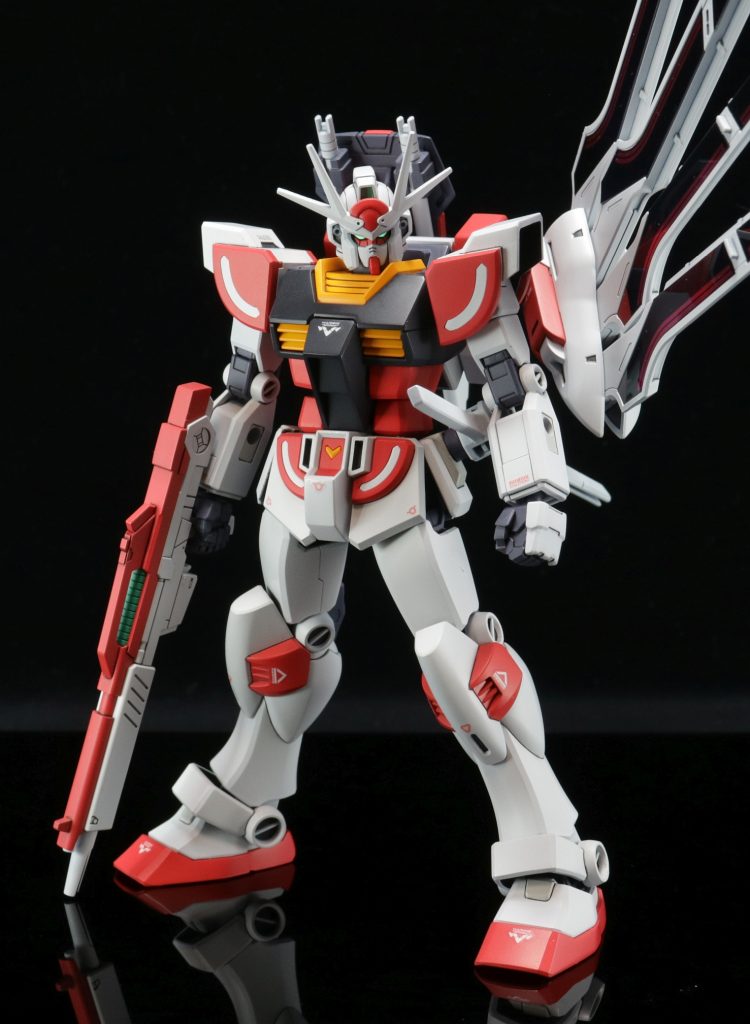 ラーガンダムはシュバルゼッテとνガンダム(EG)のパーツをミキシング。