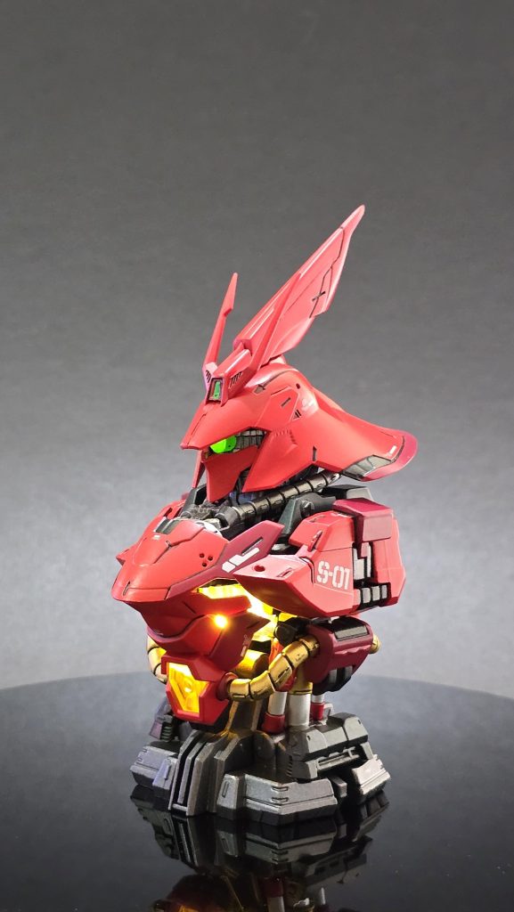 MS Mechanical Bust メカニカルバスト 07 MSN-04 Sazabi サザビー–2枚目/制作者：monkey_gunpla