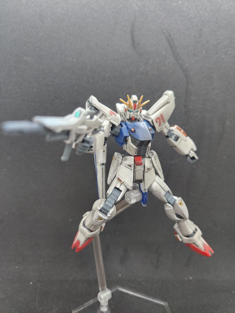 ビームライフルで1枚。