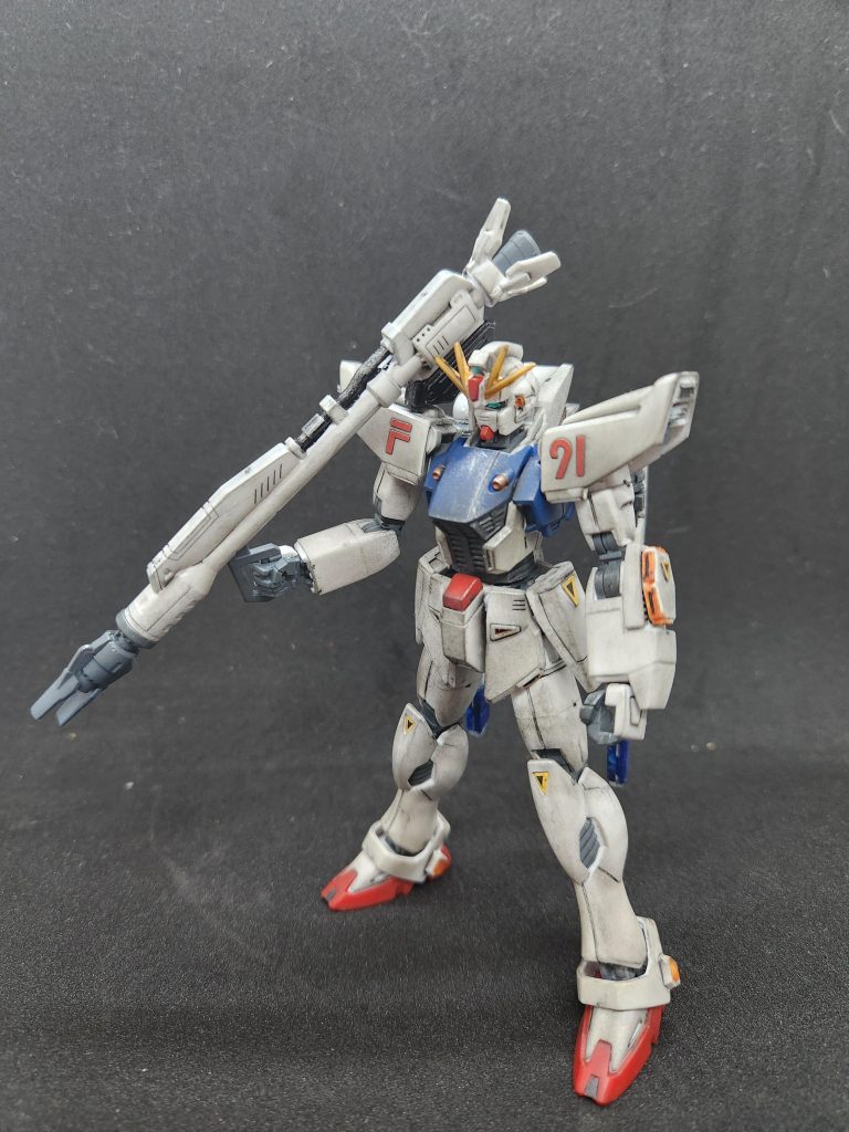 ビームランチャーで1枚。