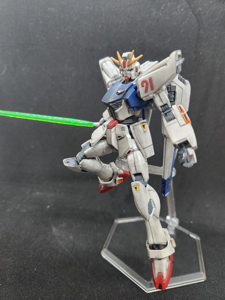 ビームサーベルで1枚。