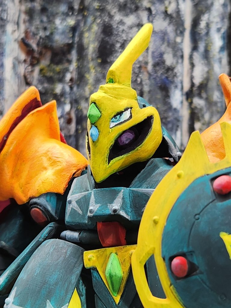 モノアイの回りはターナーさんのブラックホールで塗ったら光を吸収しすぎてモノアイがカメラに写りにくい罠が…