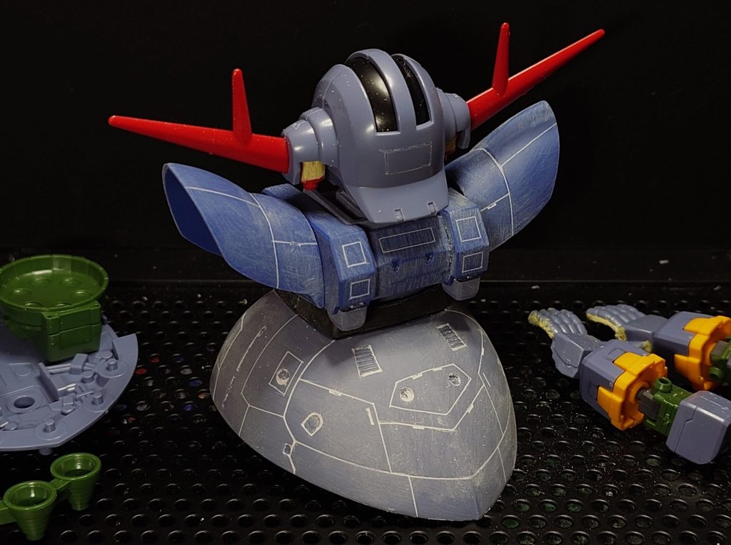 RGやいろいろ参考にそれっぽくすじぼり。