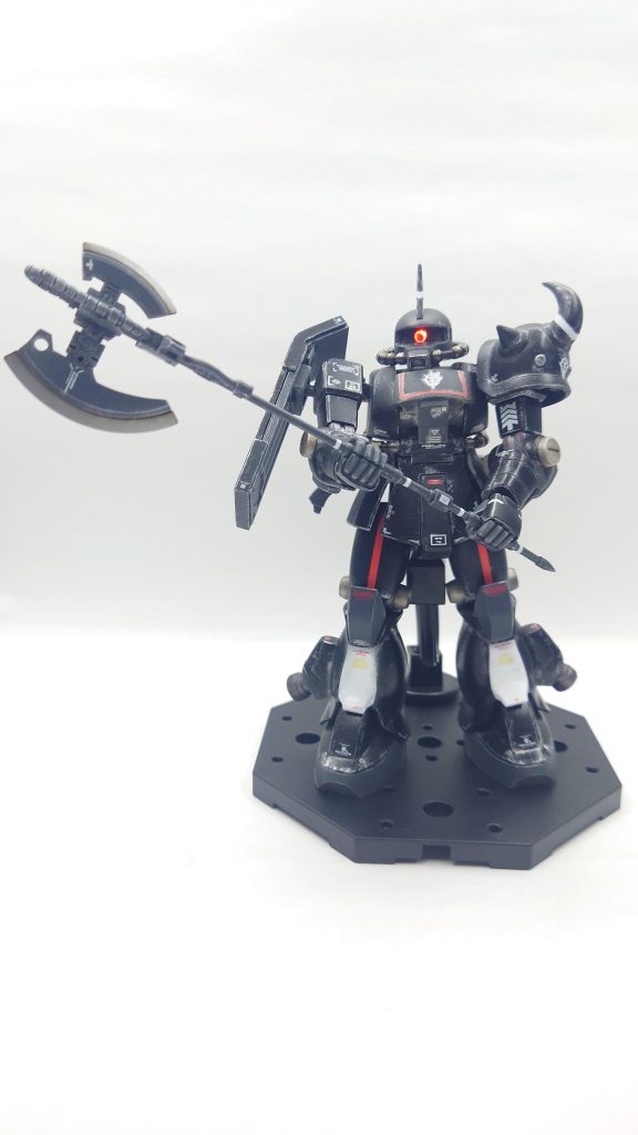 ヒート・ハルバート。システムウェポン002のヒート・ホーク「中距離格闘型」と「格闘戦強化型」を切って繋げてしたものです。