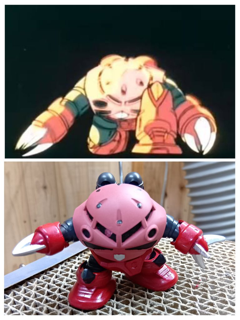 なんとなくうろ覚えで写真撮ってみましたが、足が左右反対でしたね。