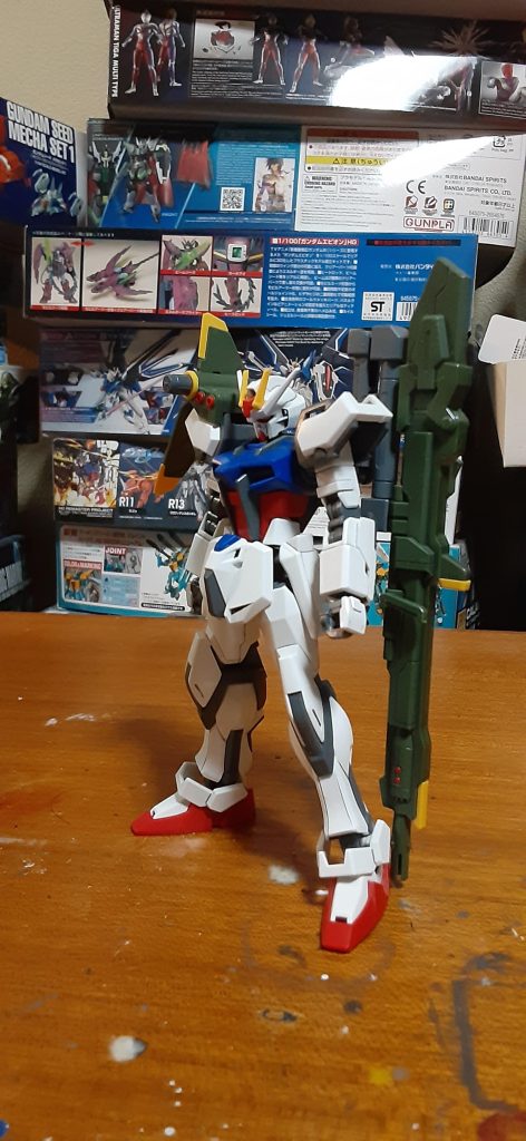 ランチャーストライクから。コンポジットシールドの黄色パーツ、今話題のRAYさんてチャンネルの動画参考に薄くしてみました。