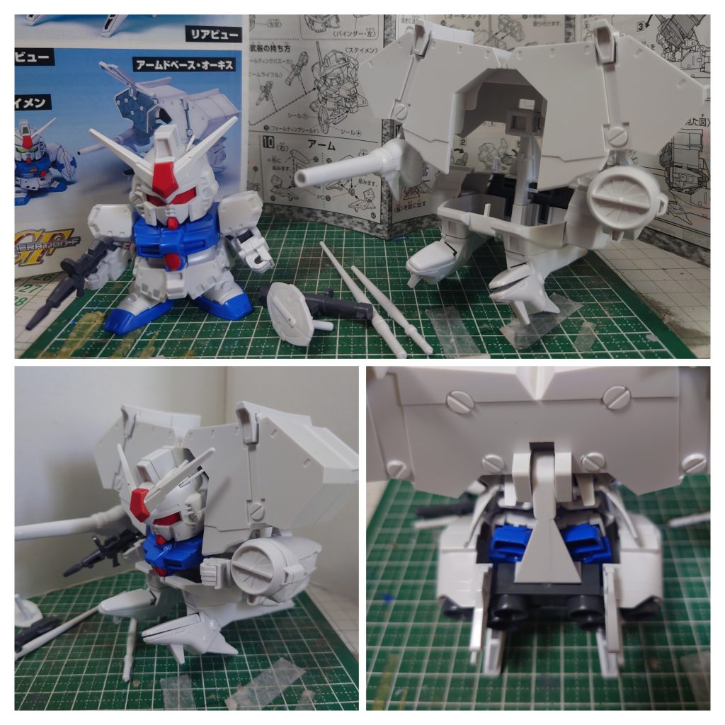 素組、2000年発売なので、そこまで古くはないかな、という感じです。発売当時はまだデンドロビウムの立体が珍しかったこともあり、狂喜したものですが…愛が深いだけにもうちょっと何とかならんか、と思ったのも事実です。特にオーキスは前後上下左右あらゆる方向から押し潰されたようなデザインで、よくまとまってはいるのですが自分としてはもう少し巨大感が欲しかった…などと思っているうちに20数年が経過、今年8月の再販品が手に入ったのを機に、そんな昔の思いを形にすることにしました。