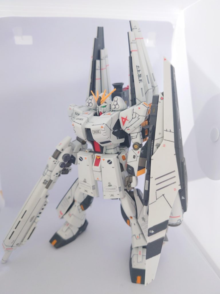 HGUC νガンダム（ヘビーウェポンシステム装備型）–2枚目/制作者：MeeGoBelle