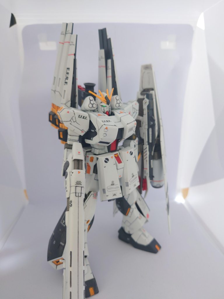 HGUC νガンダム（ヘビーウェポンシステム装備型）–3枚目/制作者：MeeGoBelle
