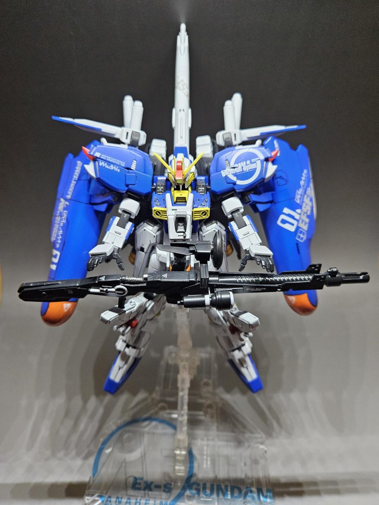 ビームスマートガンを真横に構える姿にしたくてアームとかもろもろ改修に時間掛かりました!それぞれ各パーツ延長工作も抜かりなくやってます!